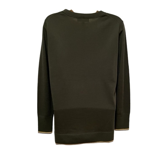 Banana Republic Women’s 100% Merino Wool Sweater Crew Neck Green Small Soft - Picture 8 of 8